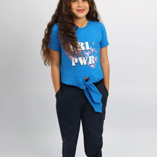 Atum Girl's Power Tie T-shirt - Atum Egypt