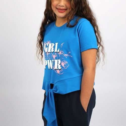 Atum Girl's Power Tie T-shirt - Atum Egypt