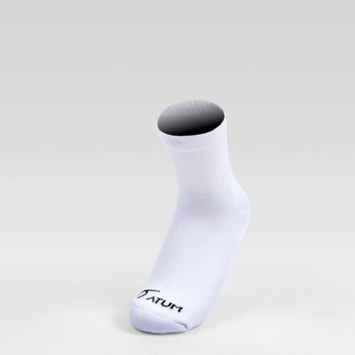 ATUM| Kids Mid-Crew Socks - Pack of 3 - white